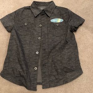 Okie Doki “Surf’s Up” Button-Down Shirt 3T *NWOT*
